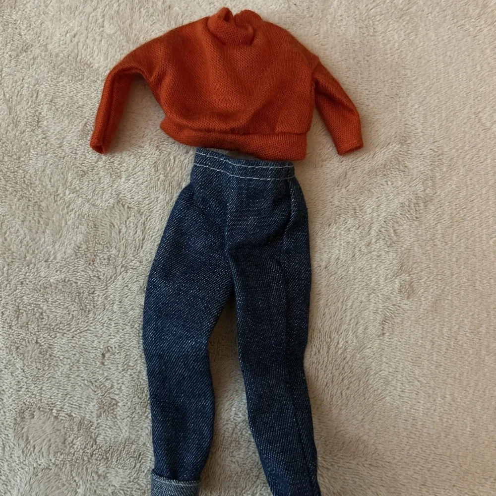 Vintage Barbie Outfit Top And Jeans‎